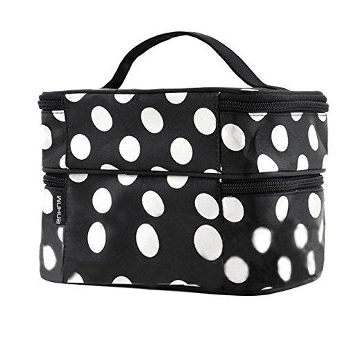 AVERY Dots Double toiletry bag - | Fashiongirl