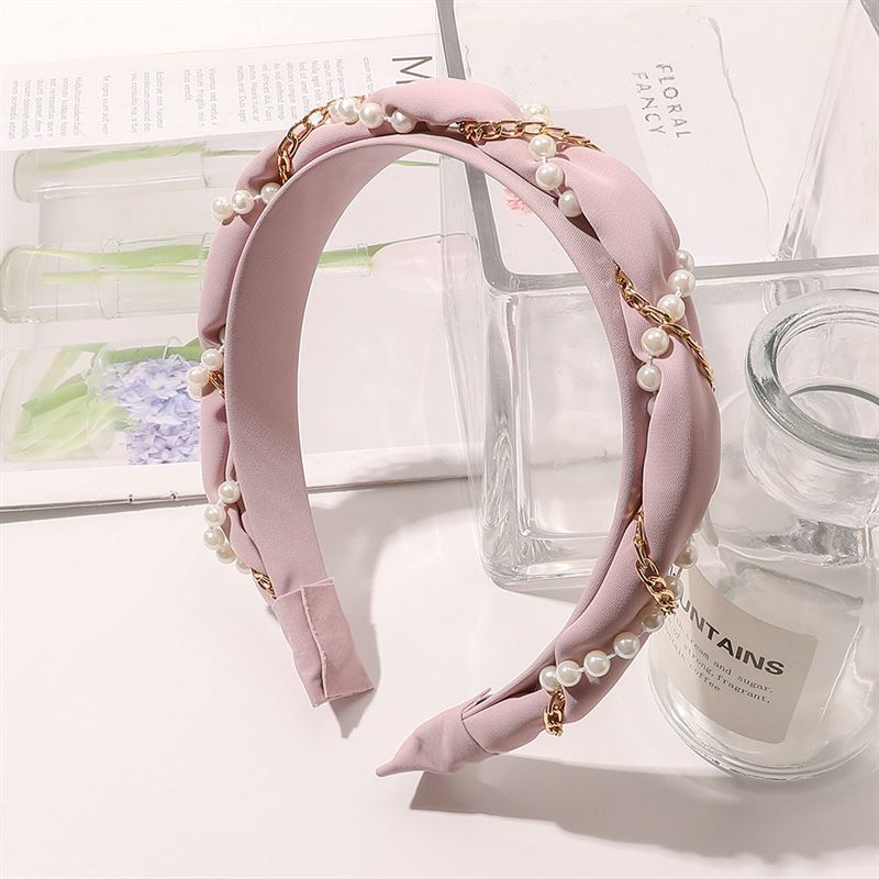Chris Rubin Kiko Headband - Soft Pink - Hair Accessories | Fashiongirl