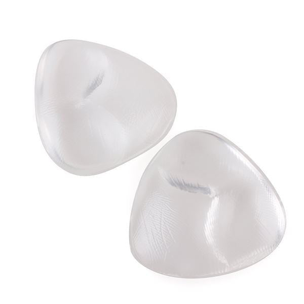 Clear silicone bra inserts - Triangular (2 x 90 grams) - Shapewear | Fashiongirl