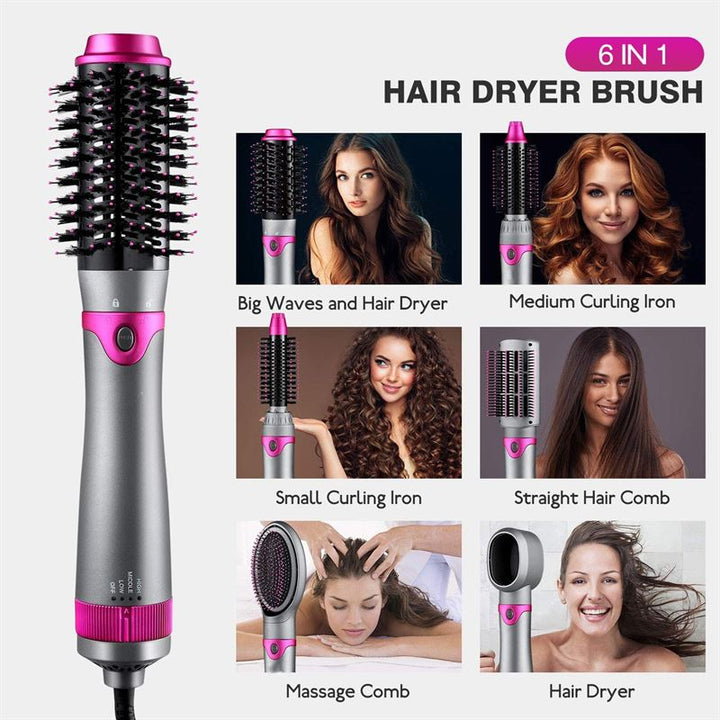 Hot Airstyler - multistyler, 5 - in - 1 set - For curls, waves, straighten, brush & dry hair - | Fashiongirl