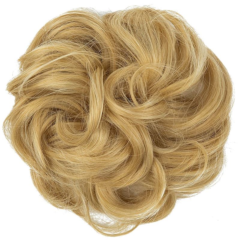 Messy Curly Hair for bun #27/613 - Medium Blonde - Hair Accessories | Fashiongirl