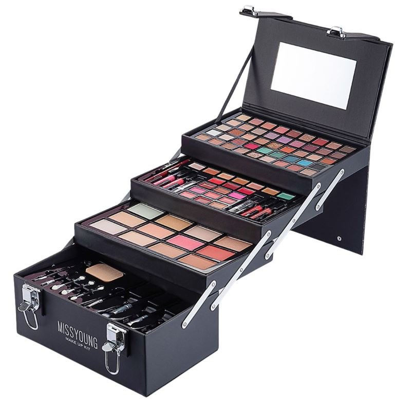 Miss Young Large Makeup Beauty Kit (GM18013) - Black - | Fashiongirl