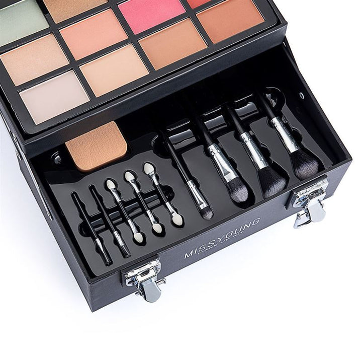 Miss Young Large Makeup Beauty Kit (GM18013) - Black - | Fashiongirl