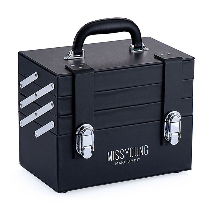 Miss Young Large Makeup Beauty Kit (GM18013) - Black - | Fashiongirl
