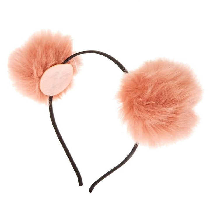 Ombre Pom Pom Headband - Peach - Hair Accessories