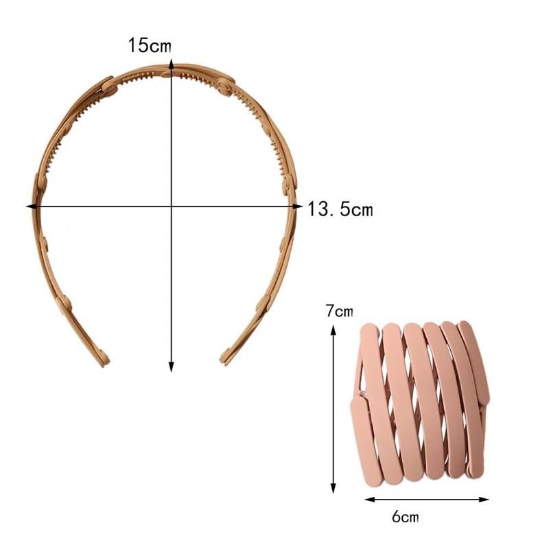 SOHO Foldable Headband - Pink Beige - Hair Accessories