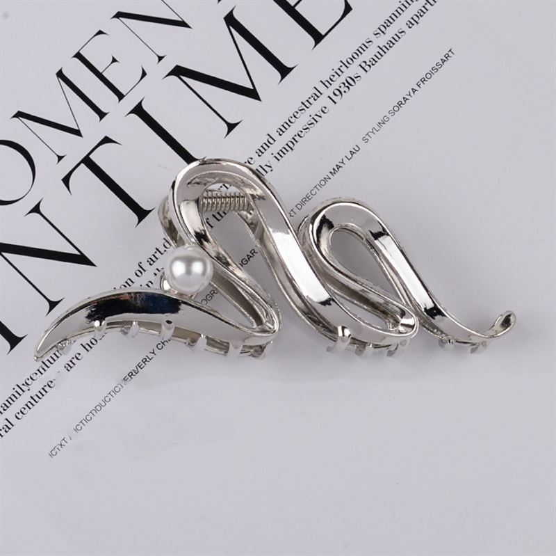 SOHO Sania Hair Claw - Silver - Hair Accessories