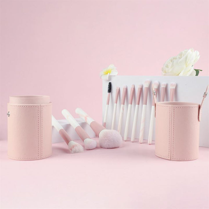 Technique PRO Blooming Makeup Brushes - 12 Makeup Brushes with Cup Case -