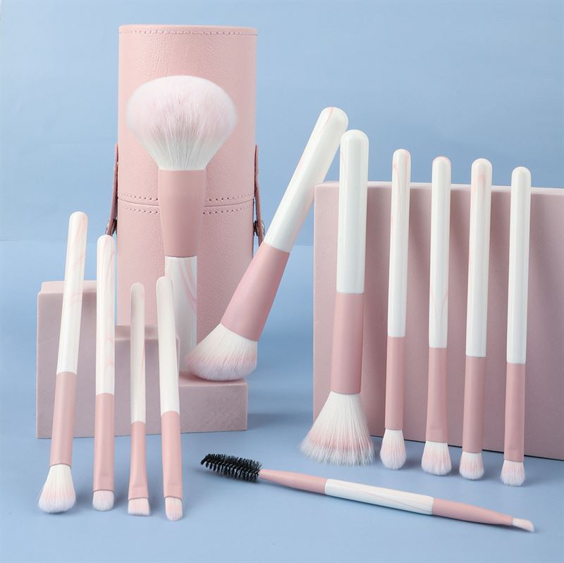 Technique PRO Blooming Makeup Brushes - 12 Makeup Brushes with Cup Case -