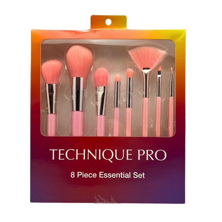 Technique PRO Essential Face Collection - 8 makeup brushes -