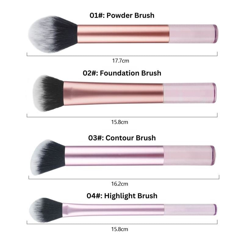 Technique PRO Glam Makeup Brush Set - 7 Pieces -