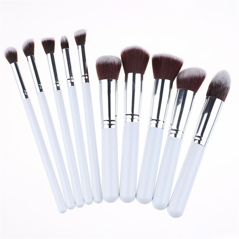 Technique PRO Makeup Brushes, Silver edition - 10 pcs -