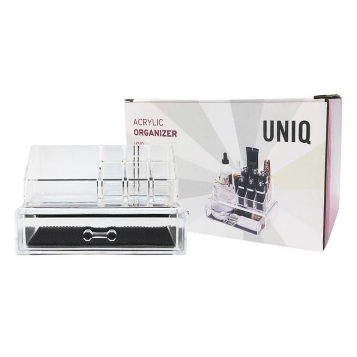 UNIQ Makeup Acrylic Organiser with 1 drawer + top, SF - 1061 - Organiser