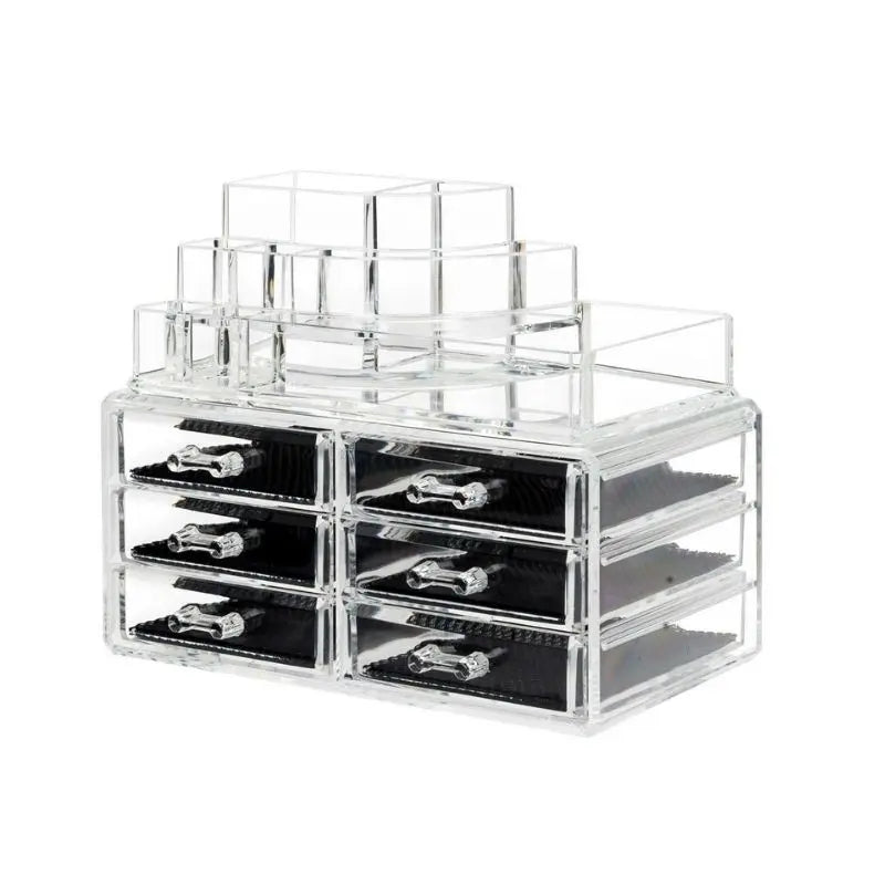 UNIQ Makeup Organiser with 6 drawers - Transparent - SF - 1158 (U340) - Organiser