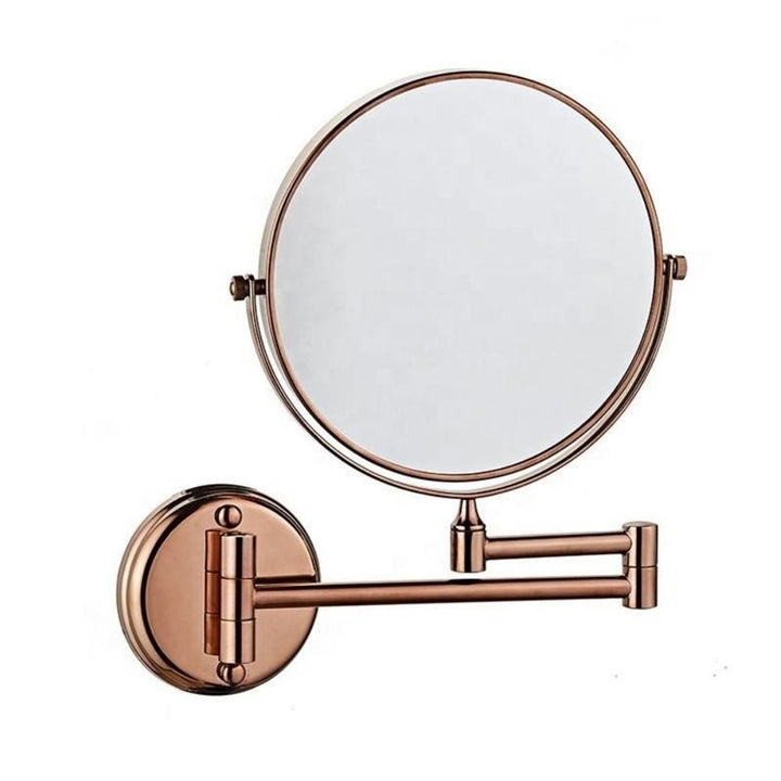 UNIQ Wall mirror with 10x magnification - Rose gold - | Fashiongirl