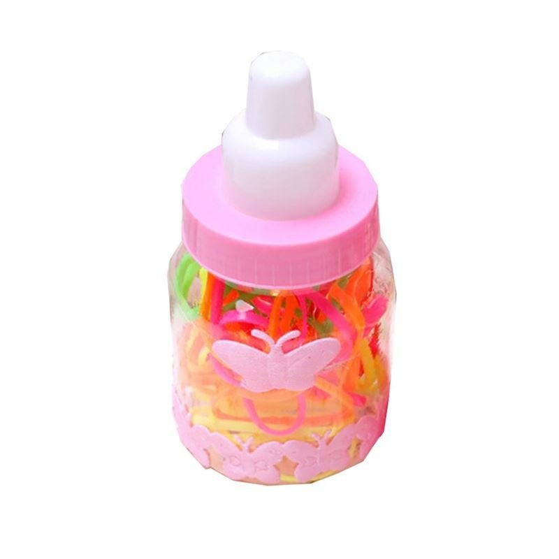 30 Snagfree Hair elastics 2mm - Neon colours in Baby Bottle - Hair Accessories | Fashiongirl
