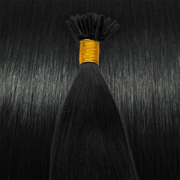 50 cm Cold Fusion hair extensions Black 1# - | Fashiongirl
