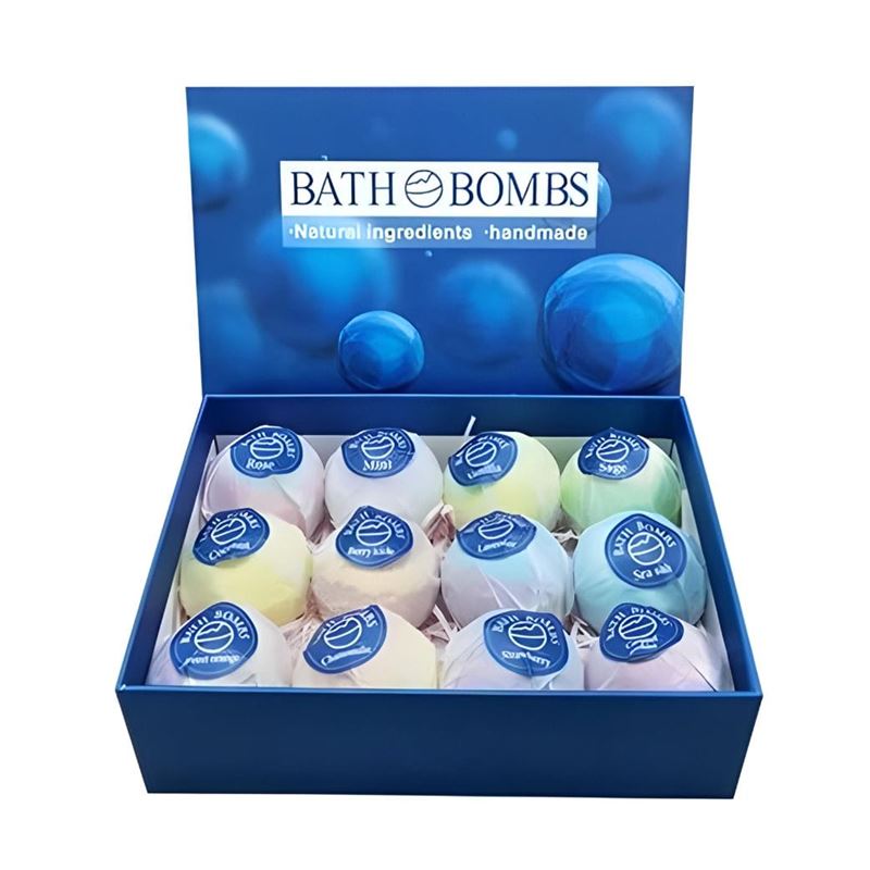 Bath bomb gift set with 12 bath bombs - | Fashiongirl