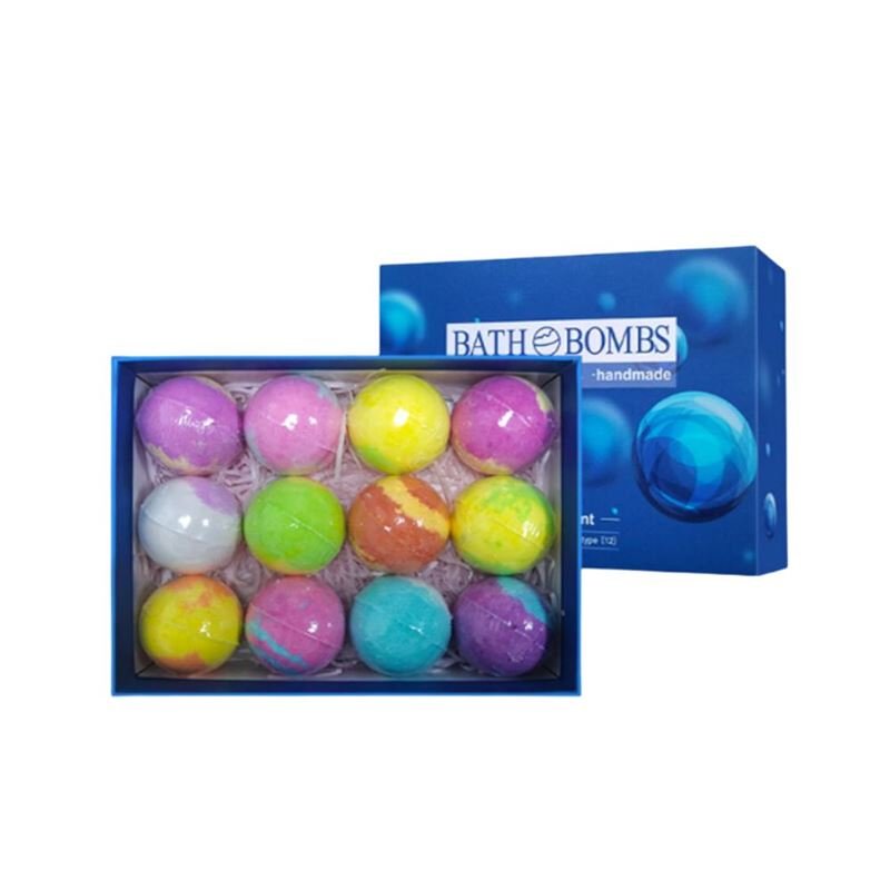 Bath bomb gift set with 12 bath bombs - | Fashiongirl