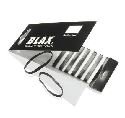 BLAX Hair elastics - Black (8 pcs) - Hair Accessories | Fashiongirl