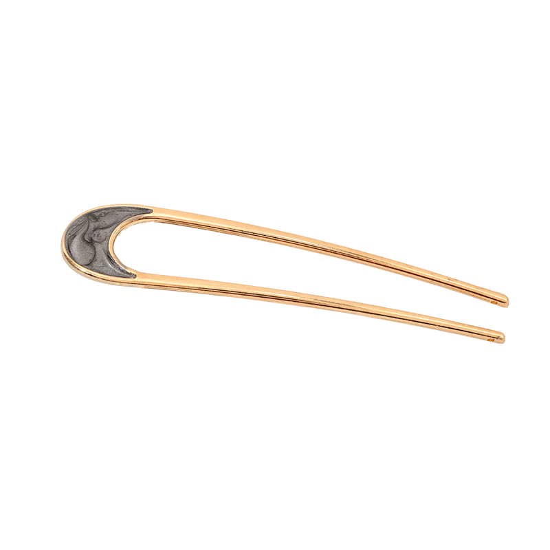 Chris Rubin Alina French Hairpin - Midnight - Hair Accessories