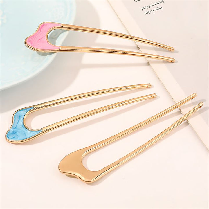 Chris Rubin Emely Hairpin - Yellow Stardust - Hair Accessories | Fashiongirl