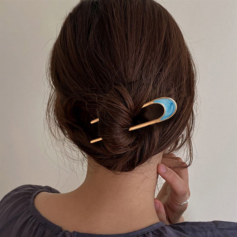 Chris Rubin Emely Hairpin - Yellow Stardust - Hair Accessories | Fashiongirl