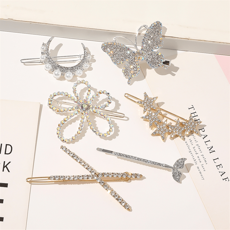 Chris Rubin Evie Hair Claw Silver - Butterfly - Hair Accessories | Fashiongirl