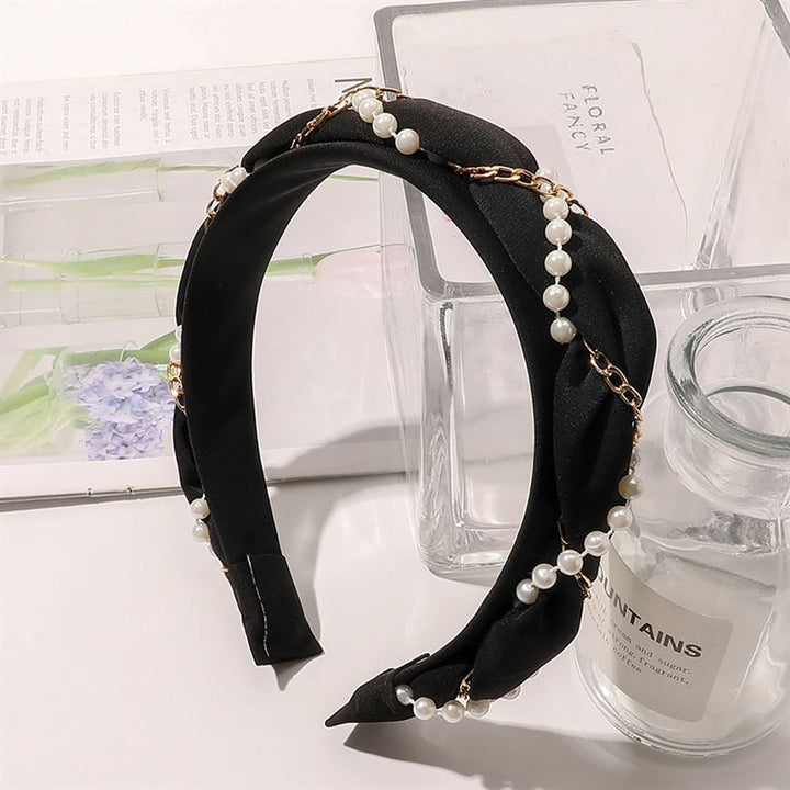 Chris Rubin Kiko Headband - Black - Hair Accessories | Fashiongirl