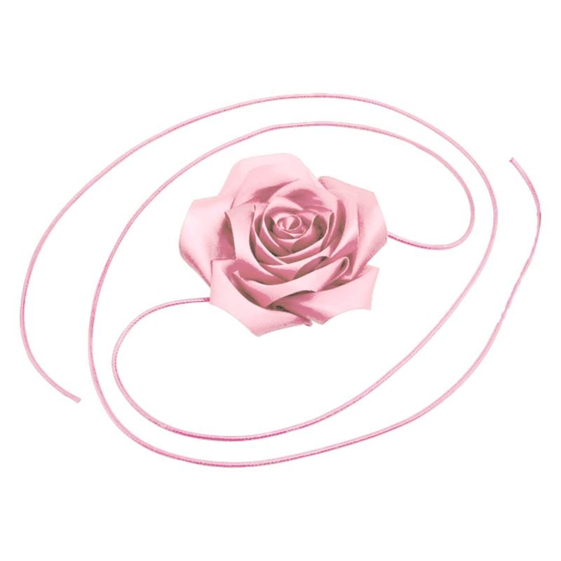 Chris Rubin Rosalia Choker Necklace - Pink - | Fashiongirl