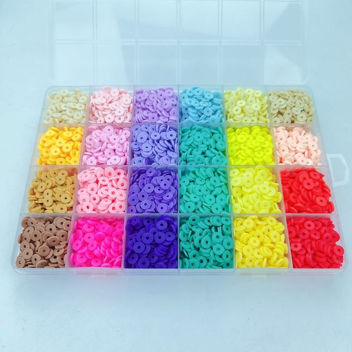 Clay Beads / Heishi Beads Arona Kit - KREA DIY Jewellery Kit with different beads - 12000 pcs - | Fashiongirl