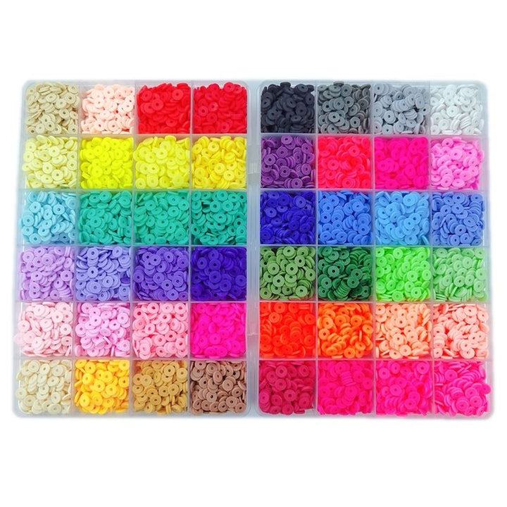 Clay Beads / Heishi Beads Arona Kit - KREA DIY Jewellery Kit with different beads - 12000 pcs - | Fashiongirl