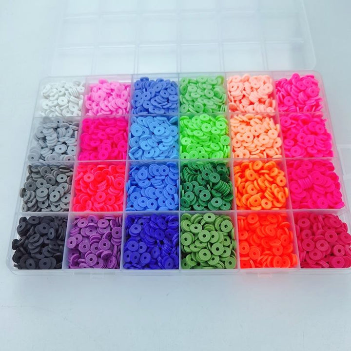 Clay Beads / Heishi Beads Arona Kit - KREA DIY Jewellery Kit with different beads - 12000 pcs - | Fashiongirl