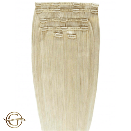 Clip on hair extensions #88 Blond - 7 sets - 50 cm | Gold24 - | Fashiongirl