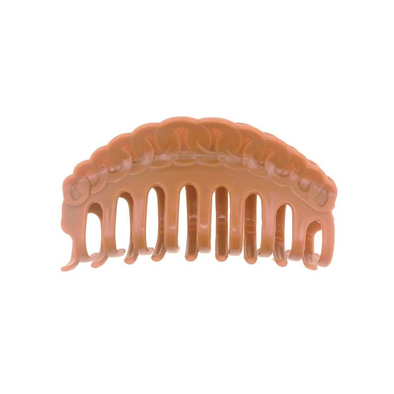Design Hair Claw model style 10,5 cm - Brown - Hair Accessories | Fashiongirl