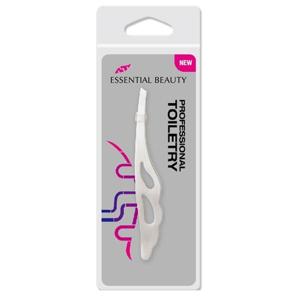 EB Bevelled Tweezers Tweezer - stainless steel with pattern - | Fashiongirl