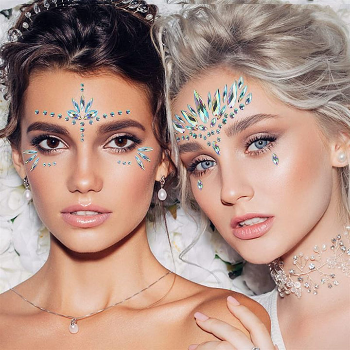 Face Jewels - Face diamonds with rhinestones (YJ - 01) - | Fashiongirl