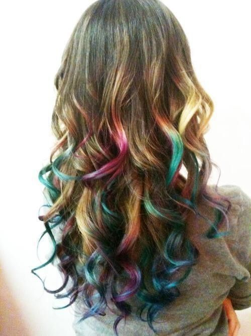 Hair Chalk pack with 6 hair chalks / hair crayons - Hair Accessories | Fashiongirl