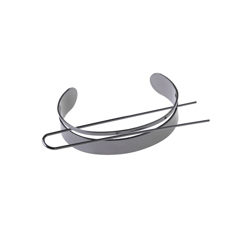 Hair Cuff Ring and Hairpin - Black - Hair Accessories | Fashiongirl