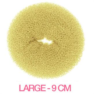 Hair Donut - Blonde - 9 cm - Hair Accessories | Fashiongirl