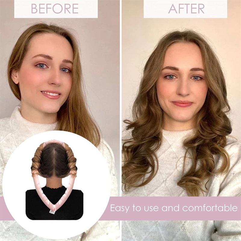 Heatless Hair Curlers - Get beautiful curls without heat - Black - Hair Styling tool | Fashiongirl
