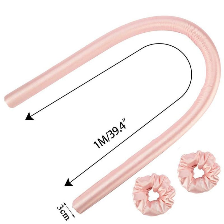 Heatless Hair Curlers - Get beautiful curls without heat - Pink - Hair Styling tool | Fashiongirl
