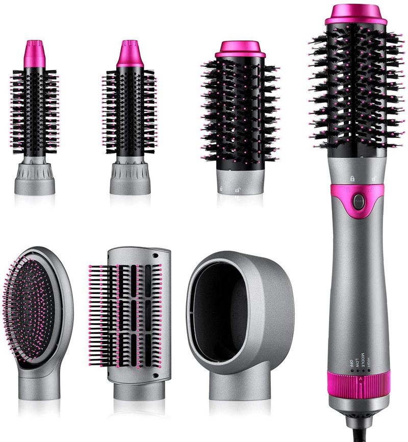 Hot Airstyler - multistyler, 5 - in - 1 set - For curls, waves, straighten, brush &amp; dry hair - | Fashiongirl