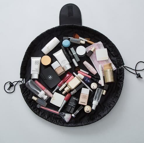 Makeup Travel Bag - Magic Travel Pouch in Black - | Fashiongirl