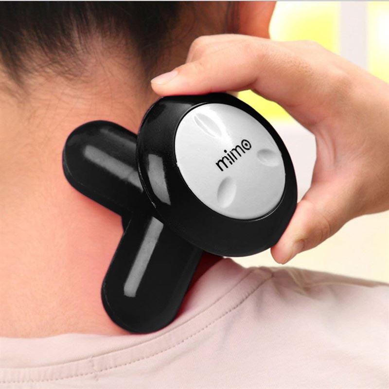 Mini massager with USB, black - | Fashiongirl