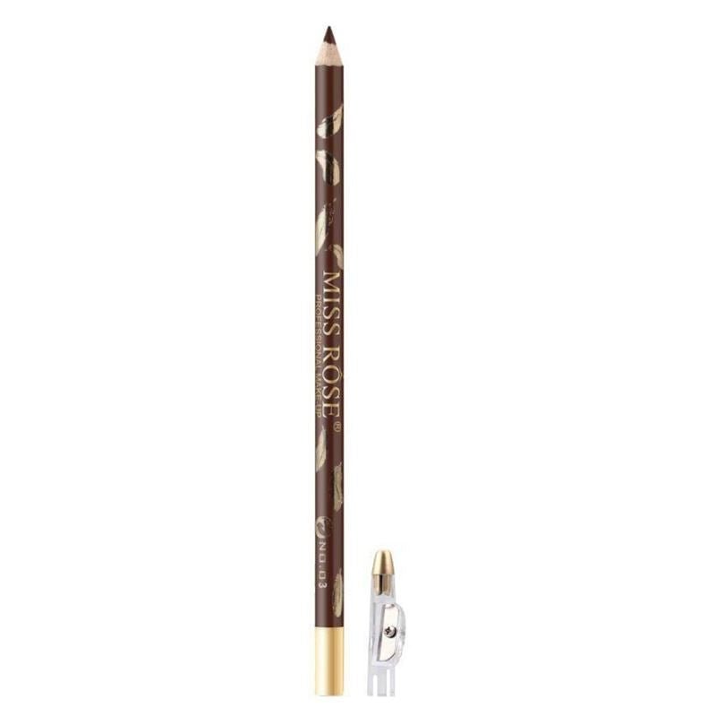 Miss Rose Eyebrow Pencil / Eyebrow Brush - No. 3 Light Brown - | Fashiongirl