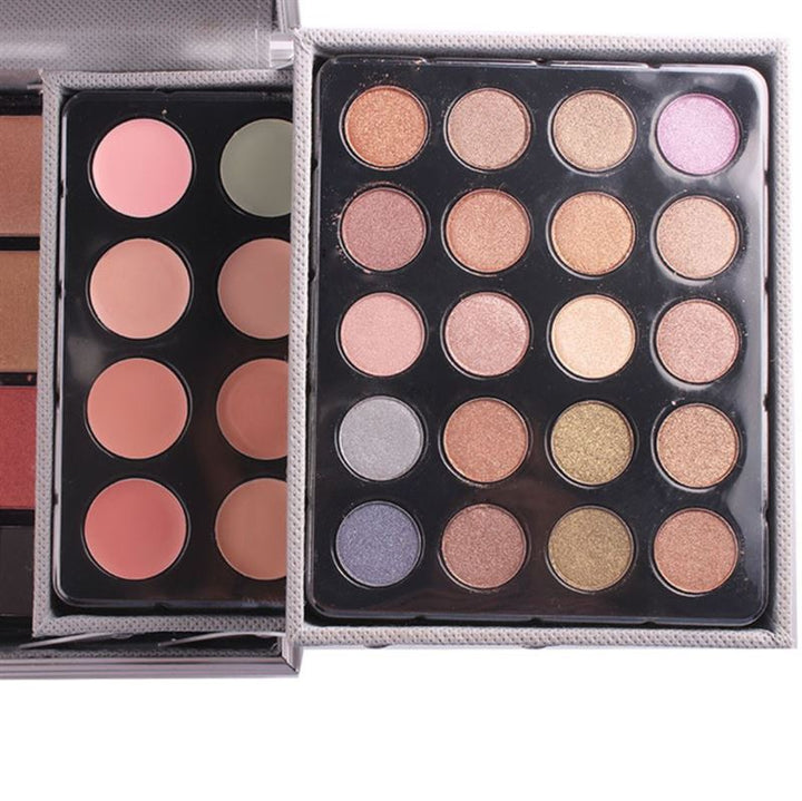 Miss Rose Multifunctional Aluminium Makeup Palette Box - | Fashiongirl
