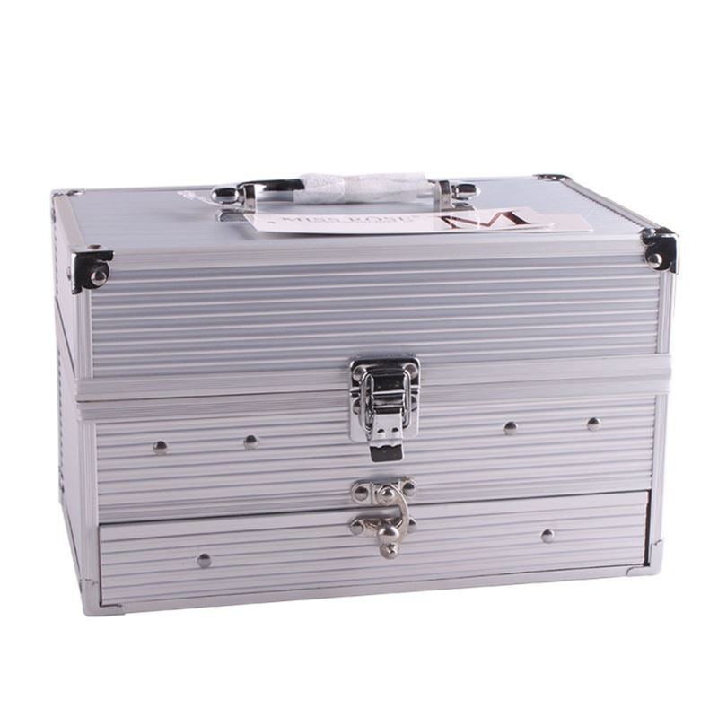 Miss Rose Multifunctional Aluminium Makeup Palette Box - | Fashiongirl