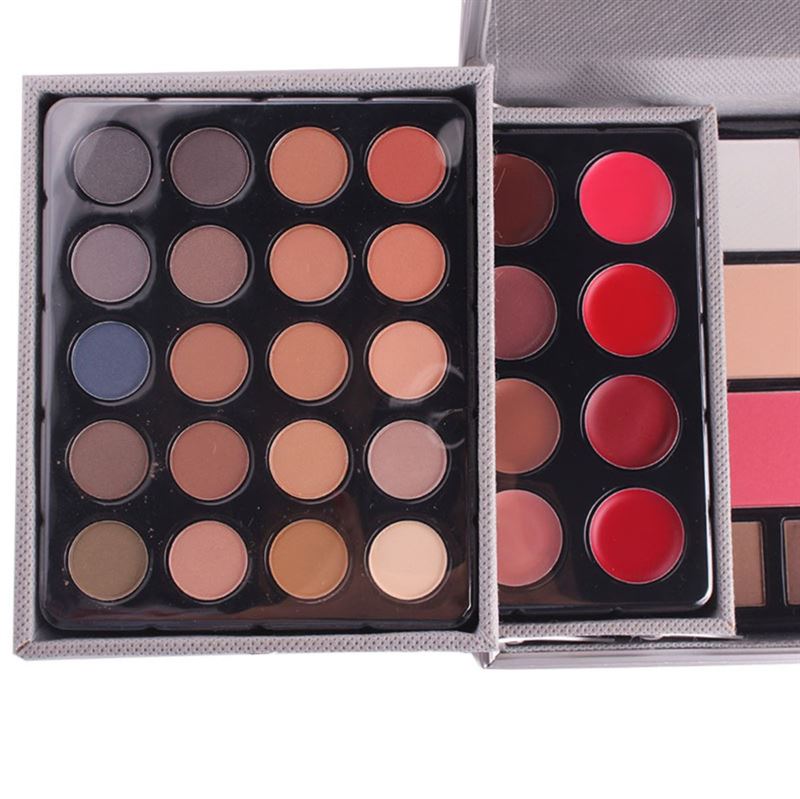 Miss Rose Multifunctional Aluminium Makeup Palette Box - | Fashiongirl