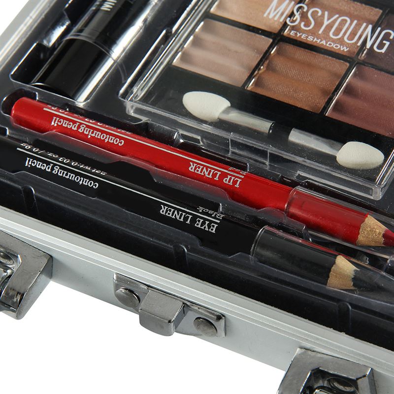 Miss Young Makeup Kit Beauty Box in Aluminium - GM14007 - | Fashiongirl